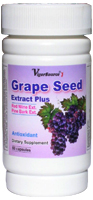Grape Seed Plus (grape seed, red wine, pine bark, 60 caps)