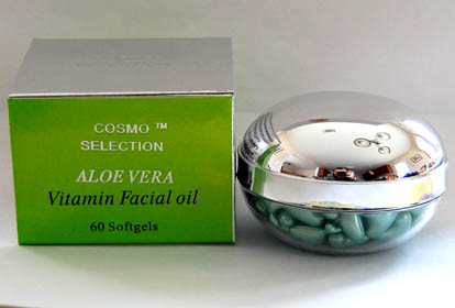 Vitamin E facial Oil (Aloe, 60 softgels)
