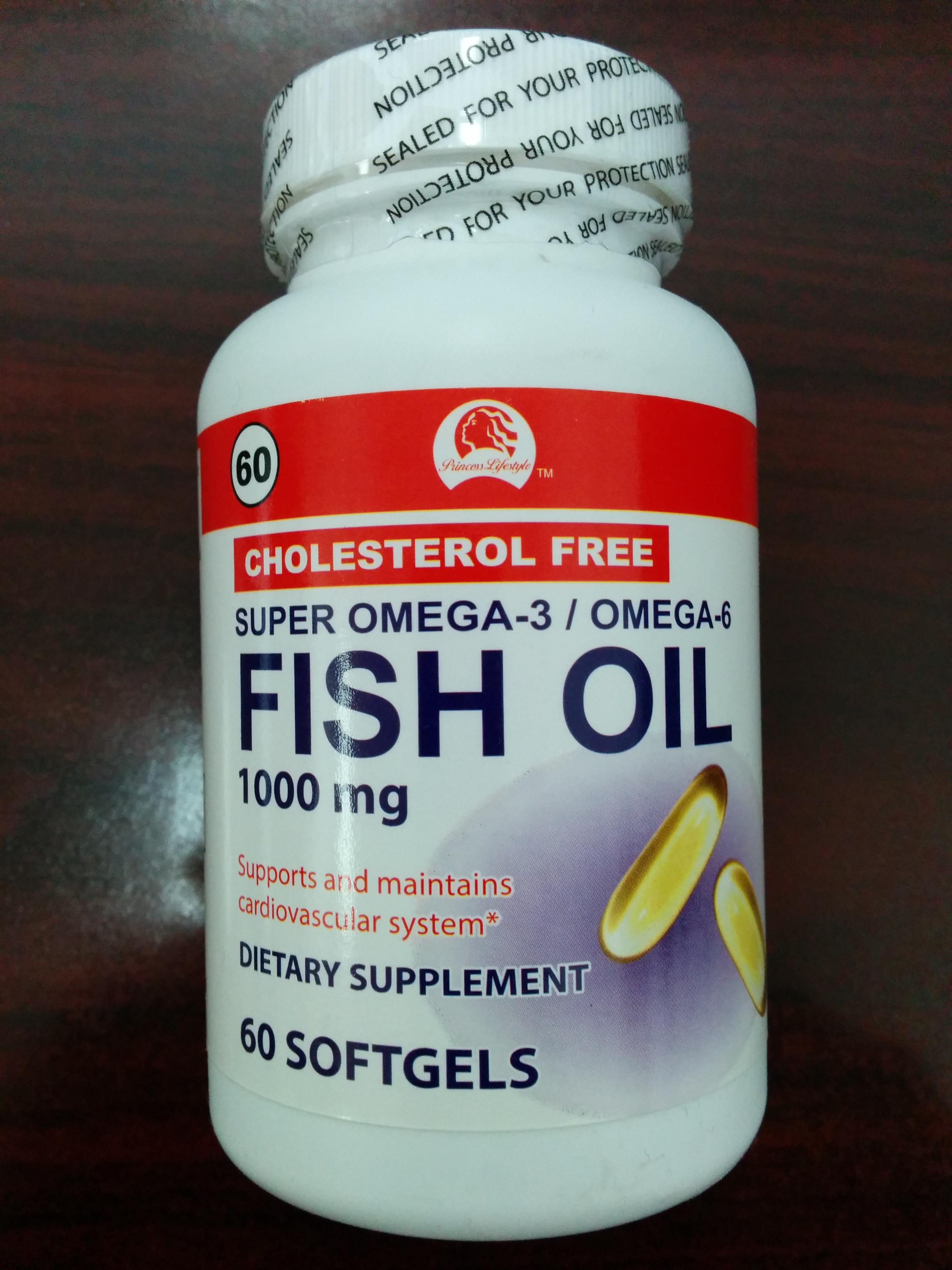 Super omega3, 6 Fish oil (60 softgels)
