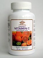 Vitamin C with Rose Hips (500mg, 300 tabs)