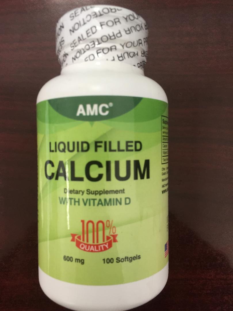 Liquid Calcium (600mg, 100 softgels)