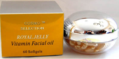 Vitamin E facial Oil (Royal Jelly, 60 softgels)