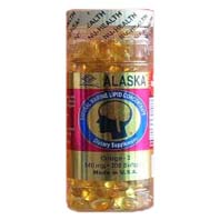 Alaska Fish Oil + Garlic Oil (200 softgels)