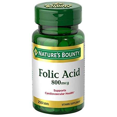 Folic Acid (800 mcg, 250 tabs)