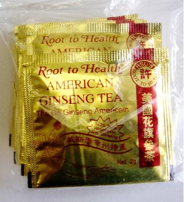 Hsu's American Ginseng Tea (10 bags)