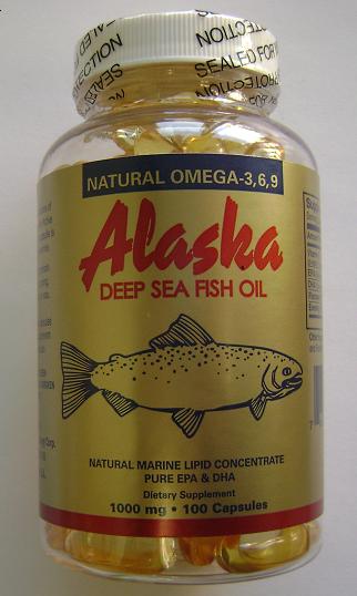 NCB阿拉斯加深海鱼油(1g, 100 softgels)